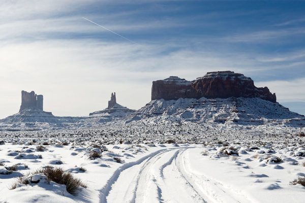 Snowy-Monument-Valley