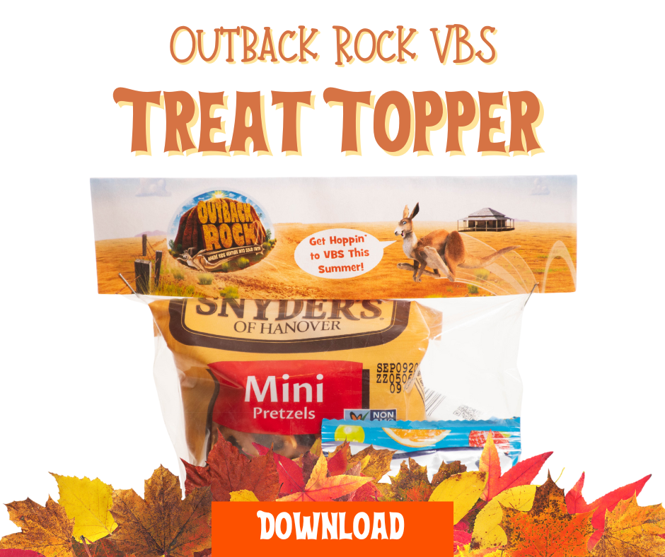 Free VBS 2024 Treat Toppers Group VBS Tools