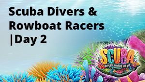 Scuba Divers & Rowboat Racers